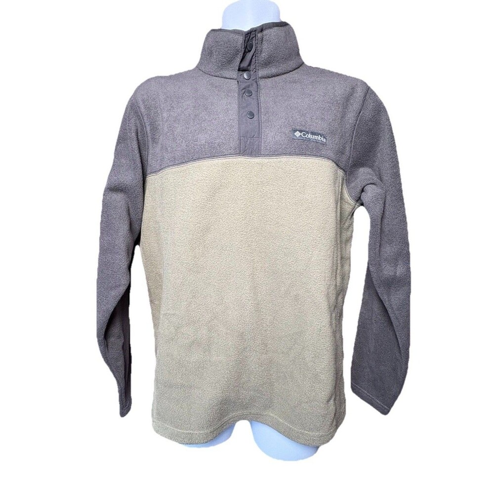 Columbia Men's Steens Mountain Half Snap Fleece Long Sleeve Pullover Size Small